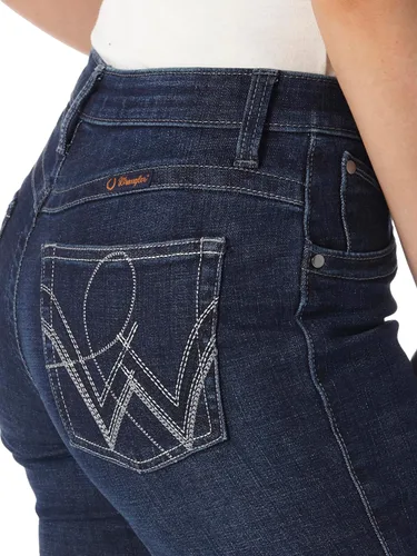 Miniatura 4 de Wrangler Womens Q-Baby Mid Rise Boot Cut Ultimate Riding Jean