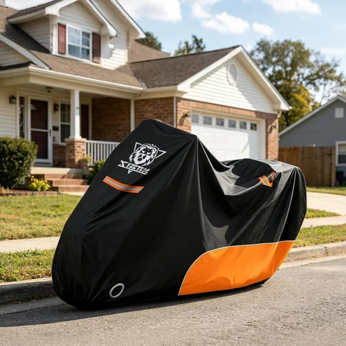 Miniatura 9 de XYZCTEM Funda para Motocicleta - Protección impermeable para todas las estaciones al aire libre - Ajuste de precisión hasta 87 pulgadas