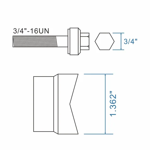 Miniatura 5 de AMZCNC Kit de punzón manual para perforación, hoja de metal resistente, cortador de agujeros, juego de troqueles de punzón de conducto