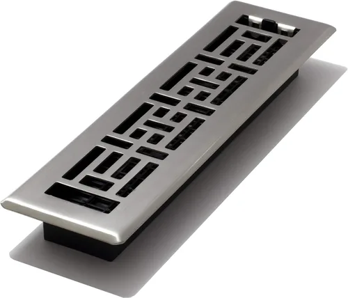 Miniatura 32 de Decor Grates Registro de suelo oriental AJH412-RB, 4 x 12 pulgadas, acabado de bronce frotado bronce (Rubbed Bronze Finish)