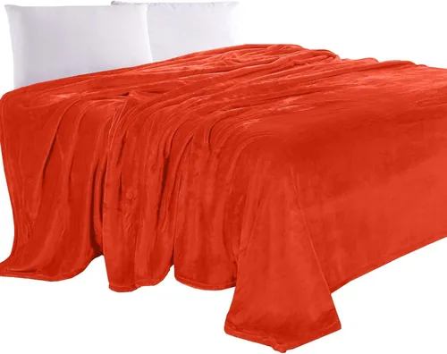 Miniatura 39 de Elegant Comfort Manta de Lujo con Sensación de Terciopelo, Manta Ligera para Todas las Estaciones, Ultra Suave, de Felpa de Forro Polar de Franela