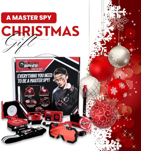Miniatura 8 de STICKY LIL FINGERS SuperSpies Secret Agent Spymaster Kit - Spy Gear Ninja Juguetes y artilugios para niños de 8 a 12 años Kit de detective