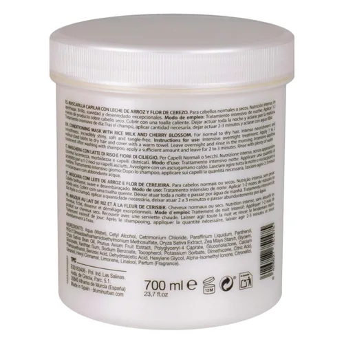 Miniatura 4 de Blumin -Champú (33.8 fl oz) y Mascarilla (23.7 fl oz) Leche de Arroz y Flor de Cerezo