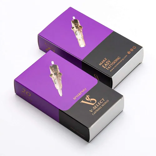 Miniatura 7 de EZ Cartuchos de tatuaje profesionales Agujas Liner 1RL, V Select 1401RL Agujas individuales de maquillaje permanente para cejas Rotary Pen