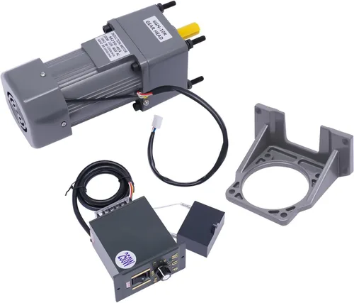Miniatura 9 de Motor de engranajes eléctrico 110V 250W 10K Monofásico de alto par motor reductor de engranajes de CA 0-135 RPM Controlador de velocidad variable