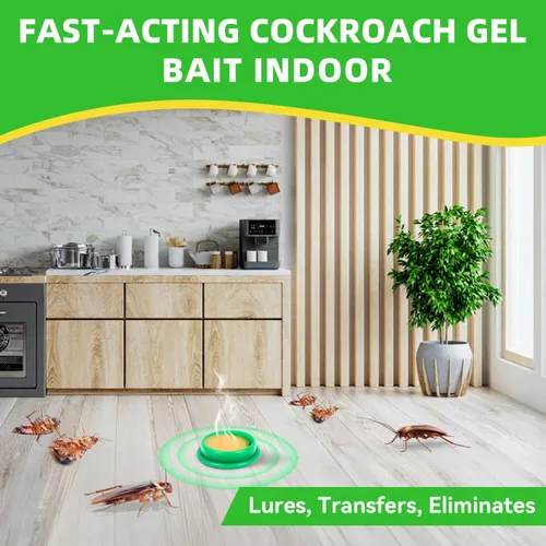 Miniatura 3 de Trampas de cebo de gel para cucarachas, paquete de 24 repelentes de cucarachas en interiores, disuasorio de cucarachas, repelente de cucarachas