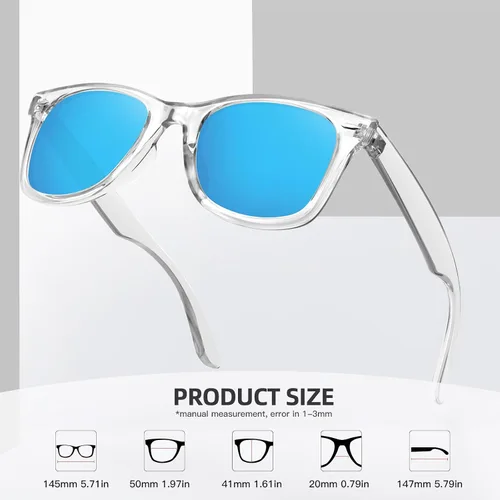 Miniatura 114 de MEETSUN Polarized Sunglasses for Women Men Classic Retro Square Frame Driving Sun Glasses UV Protection
