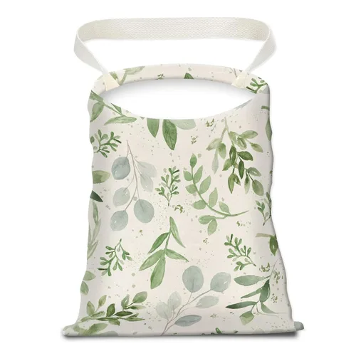 Miniatura 6 de Basurero para automóvil, bolsa de basura para colgar en el respaldo del asiento, bonita bolsa de basura de lona, papelera esencial para automóvil