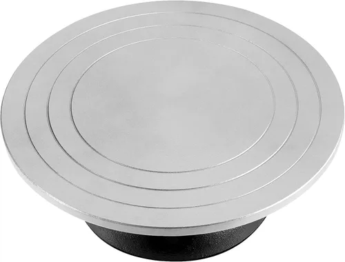 Miniatura 3 de HOIGON Rueda para esculpir de 12 pulgadas, rueda de metal resistente para bandas, rueda giratoria para esculpir para decorar pintura, cerámica