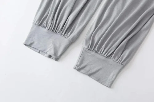 Miniatura 36 de Pantalones de algodón modal para mujer de AvaCostume, pantalones suaves para practicar yoga o deportes.