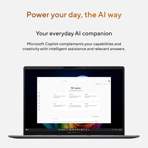 Miniatura 9 de ASUS ExpertBook PM3 - Laptop empresarial de 14 pulgadas, procesador AMD Ryzen AI7 350, 32 GB de RAM, SSD de 1 TB, WiFi 7, Windows 11 Pro, gris
