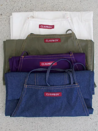 Miniatura 2 de BLUE DENIM, el delantal original dividido superpuesto para alfareros, chefs, jardineros, artistas, hombres y mujeres Azul Denim