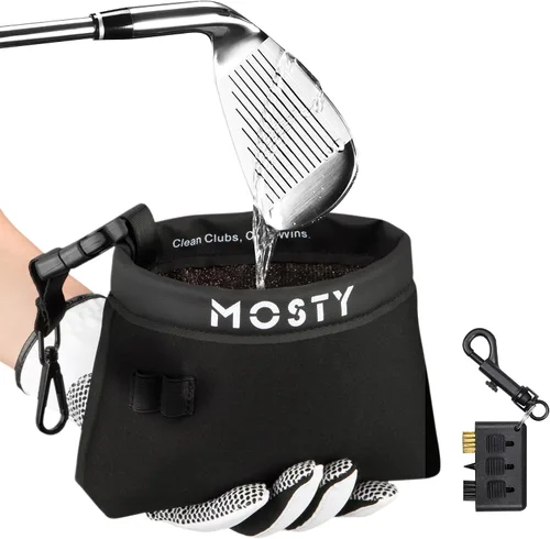 Miniatura 9 de MOSTY Golf Club & Ball Cleaner Bag,Durable Golf Club Cleaning Kit and Ball Washer Pouch,Club Cleaner for Golf Bag, Golf Gifts for Men Women Golfers
