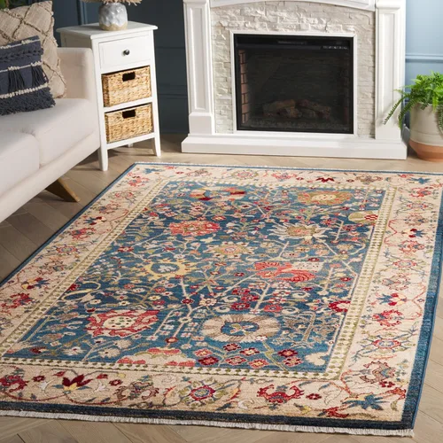 Miniatura 20 de SAFAVIEH Kashan Collection - Alfombra de área de 2 x 3 pies, color beige y gris pardo, diseño oriental tradicional, no desprende pelusa y de fácil