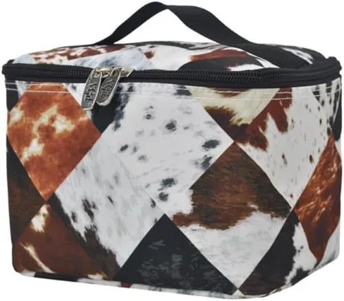 Miniatura 42 de NGIL Bolsa de cosméticos de viaje, bolsa organizadora de maquillaje para mujeres y niñas, Azul Rey Diamantina, Casual