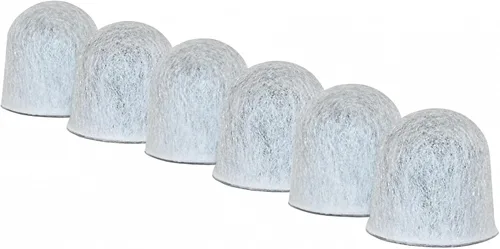 Nispira Filtros de agua de carbón activado de repuesto compatibles con cafetera Viking VCCM12F, 6 filtros