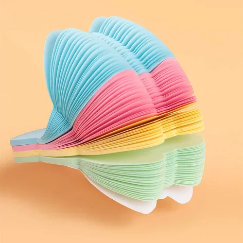 Miniatura 6 de ZCHING Notas Adhesivas Autoadhesivas, 100 Hojas/Bloc, 10 Blocs/Paquete en Caja, Fácil de Pegar para Escuela, Negocios, Familia, Excelentes Flower