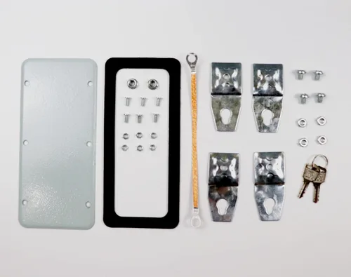 Miniatura 6 de Caja eléctrica de acero laminado en frío de 16 x 16 x 8 pulgadas, caja eléctrica gruesa para interiores y exteriores, con placa de montaje IP66