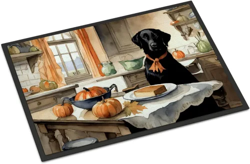 Miniatura 45 de Caroline's Treasures DAC1720MAT Affenpinscher - Tapete de otoño para cocina, con calabazas, 18 x 27 pulgadas, tapete para puerta delantera