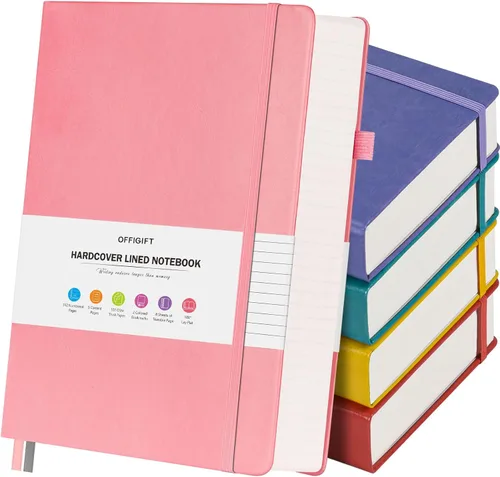Miniatura 14 de Paquete de 5 Cuadernos de Diario con Puntos Bullet, 312 Páginas Numeradas Cuadernos de Cuadrícula de Puntos al Por Mayor, Papel de 100gsm Sin
