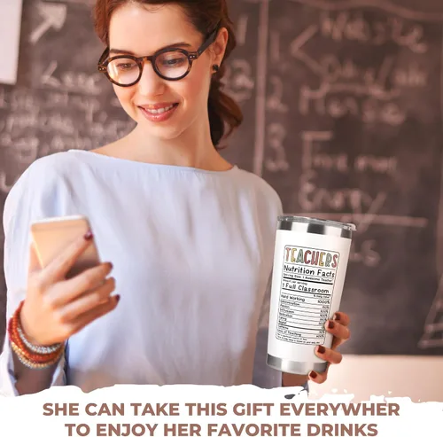 Miniatura 6 de DUNKMATE Regalos de Agradecimiento para Profesores - Regalos para Profesores para Mujeres - Semana de Agradecimiento a los Profesores, Regreso a