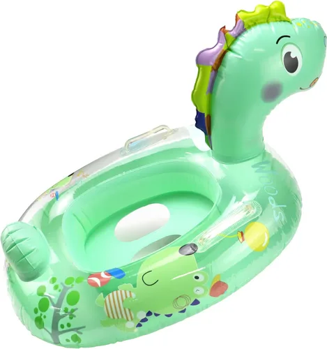 Flotadores inflables de dinosaurio para piscina, balsa inflable para niños con asa, flotadores inflables de piscina para niños, diversión de verano,