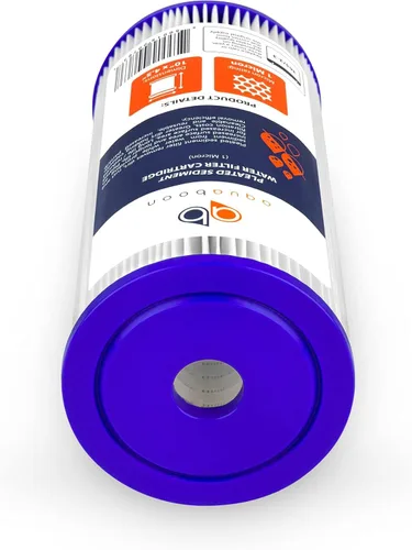 Miniatura 7 de Aquaboon Filtro de agua plisado de 1 micra de 10 x 4.5 pulgadas para reemplazo de filtro de agua de sedimentos para toda la casa, compatible