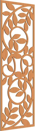 Miniatura 122 de 9 3/8"W x 24 3/8"H x 1/4"T Utica Decorativo Fretwork Madera Paneles de Pared, Abedul