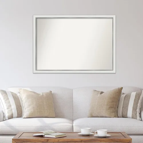 Miniatura 1054 de Amanti Art Espejo personalizado, espejo estrecho de baño de oro blanco, espejo de pared o espejo de tocador de baño sobre el fregadero