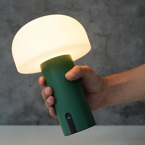Miniatura 8 de Lámpara de mesa de hongos para exteriores, recargable, inalámbrica, impermeable, portátil, funciona con pilas, con carga USB, luz nocturna