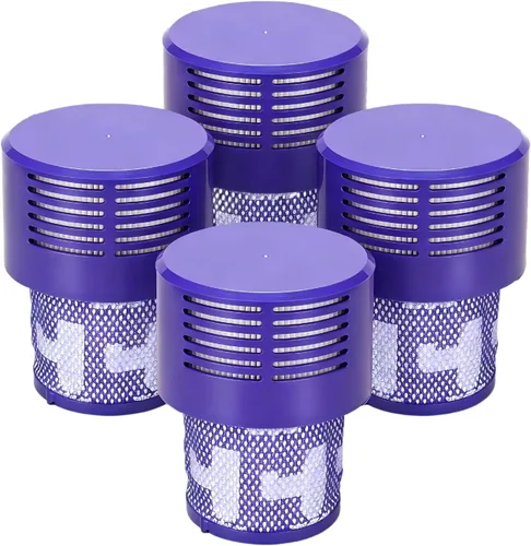 Paquete de 4 filtros de vacío V10 de repuesto para Dyson V10 Cyclone Series, V10 Animal, V10 Absolute, V10 Total Clean, SV12, lavable, filtro de