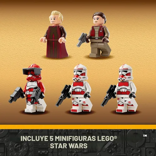 Miniatura 6 de LEGO Star Wars Nave de combate Coruscant Guard 75354 Juguete para construir Star Wars para niños de 9 años, idea de regalo para fanáticos de Star