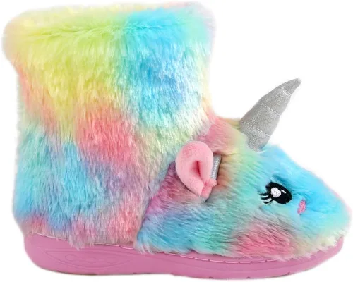 Miniatura 7 de Pantuflas antideslizantes para casa, para interiores y exteriores, para invierno, acogedoras, cálidas, para niños y niñas
