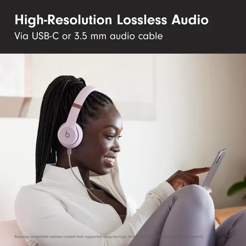 Miniatura 5 de Beats Solo 4 - Auriculares inalámbricos Bluetooth en la oreja, compatibles con Apple y Android, hasta 50 horas de duración de la batería, color rosa