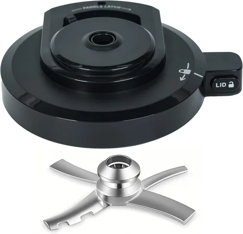 Tapa exterior del cuenco con paleta compatible con la máquina de helados Ninja NC301 NC300, tapa de repuesto reutilizable sin BPA, accesorios de