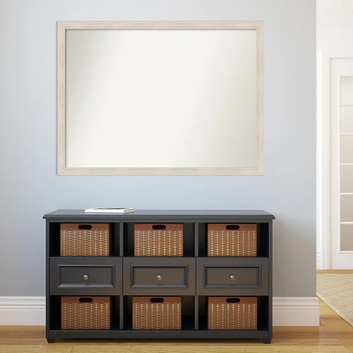 Miniatura 967 de Amanti Art Espejo personalizado, espejo estrecho de baño de oro blanco, espejo de pared o espejo de tocador de baño sobre el fregadero