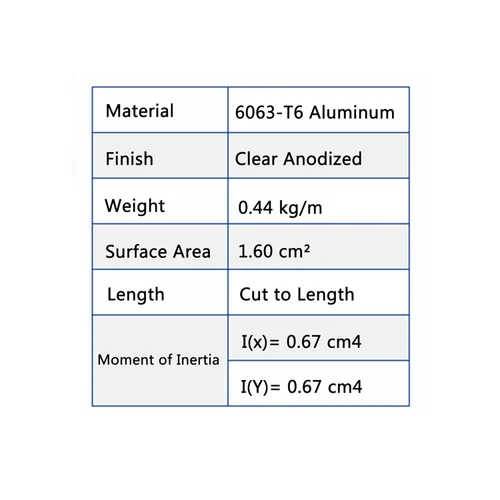 Miniatura 3 de SANTIE Perfil de aluminio con ranura en T de 7.874 in, 1 extrusión plateada 2020 de 0.787 x 0.787 in con riel lineal estándar europeo y corte