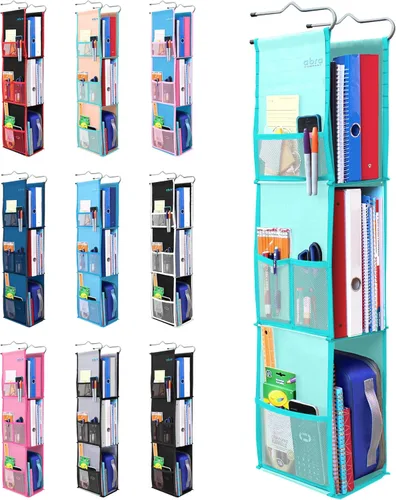 Miniatura 11 de Abra Company - Organizador colgante de 3 repisas para armario, con tela saludable para niños, respetuosa con el medio ambiente, banda segura