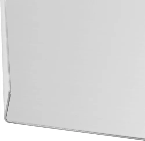 Miniatura 7 de Tabla de cortar de acero inoxidable 304 de 27.6 x 19.7 pulgadas, alfombrilla de metal antiadherente para cocina, cortar y amasar carne, frutas