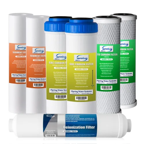 Miniatura 13 de iSpring RCC7D 75 GPD Sistema de filtro de agua de ósmosis inversa/desionización, elimina TDS, cloro, fluoruro, plomo y más, cabe debajo