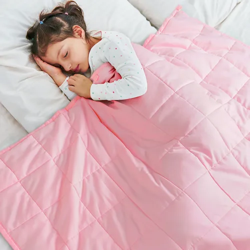 Miniatura 33 de Kivik Manta con peso de 3 libras, transpirable, pequeña y pesada, para dormir y relajarse, para cama, sofá, hogar, escuela, lavable a máquina