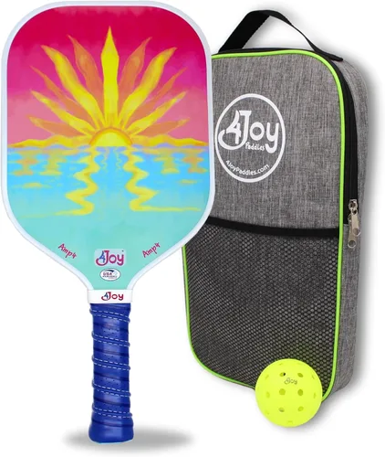 Miniatura 6 de 4Joy Pickleball Paddle Serie Amp4 – T700 de fibra de carbono Pickleball sin palas – Raquetas profesionales de pickleball para mujeres y hombres