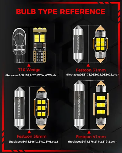 Miniatura 5 de Kit de luces LED para interiores de repuesto para Chevrolet Chevy Corvette C6 2005 2006 2007 2008 2009 2010 2011 2012 2013, bombillas blancas