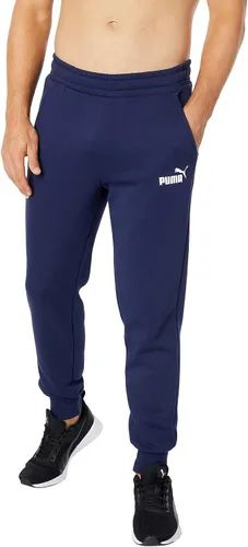 PUMA Pantalones deportivos Essentials de forro polar para hombre (disponibles en tallas grandes y altas)