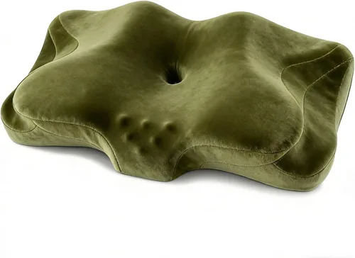 Miniatura 8 de Almohada cervical para aliviar el dolor de cuello, almohadas ergonómicas refrescantes de espuma viscoelástica para dormir, almohada de apoyo