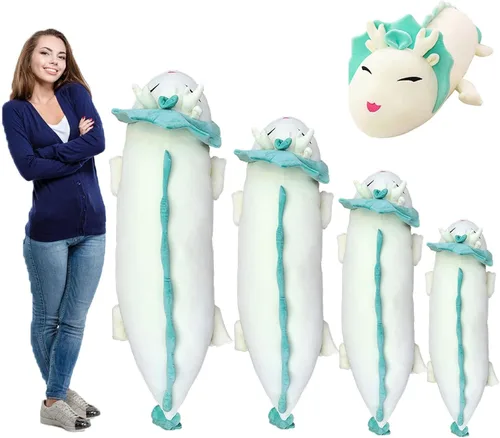 Almohada de peluche gigante de dragón, juguete de peluche de dragón, almohada de dragón suave, decoración del hogar, regalo de Navidad para adultos,