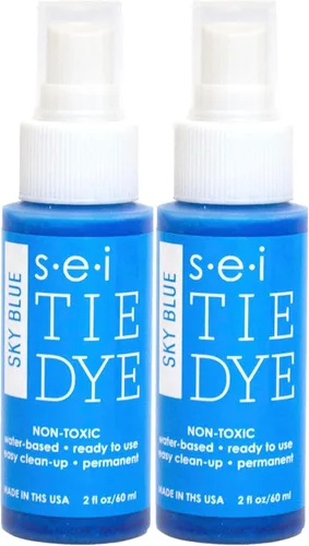 Miniatura 24 de S.E.I. Botella de spray de teñido anudado de caléndula: 2 oz. Spray de tinte de tela no tóxico, tinte permanente para ropa DIY, One Step