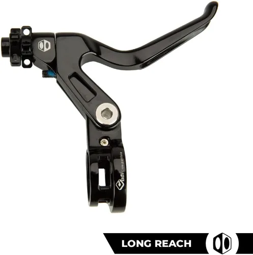 Miniatura 2 de Box One Genius - Palanca de freno BMX con abrazadera, tres palancas de freno reversibles de punto en V forjado en frío, alcance ajustable