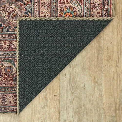 Miniatura 6 de Adiva Rugs Alfombra lavable a máquina de 6 x 6 pies con parte trasera antideslizante para sala de estar, dormitorio, baño, cocina, alfombra