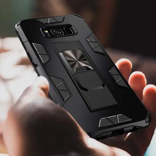 Miniatura 9 de Funda para Samsung Galaxy S8 Plus, funda Samsung Galaxy S8+ de grado militar, funda con función atril incorporada, armadura, resistente, a prueba